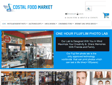 Tablet Screenshot of coastalfoodmarket.com